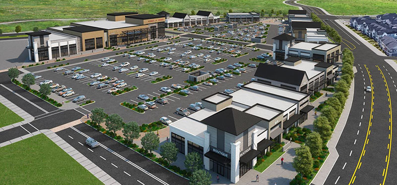 Reeds Crossing Town Center in Hillsboro Oregon